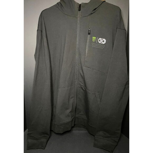 Monster Energy UFC 30th Year Anniversary Full Zip Hoodie Mens XL Performance Y2K - Picture 1 of 6